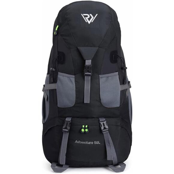 50L Hiking Backpack, Waterproof Lightweight Daypack for Outdoor Camping Travel - Picture 4 of 7